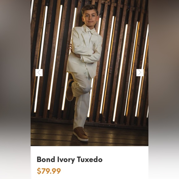 Peanut Butter Collection - Little Boys Tuxedo - Sz 8 - Picture 4 of 4